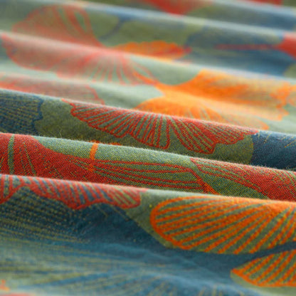 Ownkoti Artistic Ginkgo Leaf Cotton Gauze Bedding Set(4PCS) - image 7