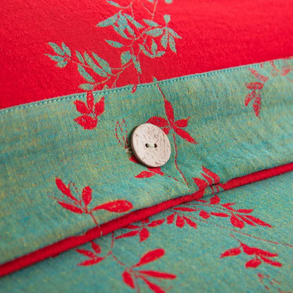 Ownkoti Country Leaf Cotton Gauze Bedding Set(4PCS) - image 6