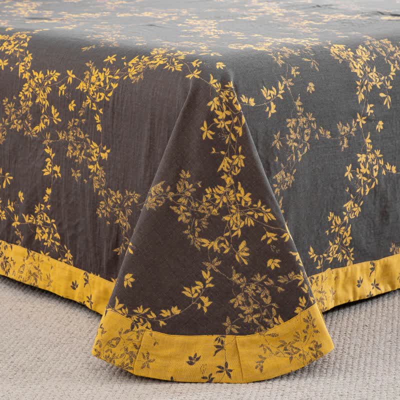 Ownkoti Country Leaf Cotton Gauze Bedding Set(4PCS) - image 32