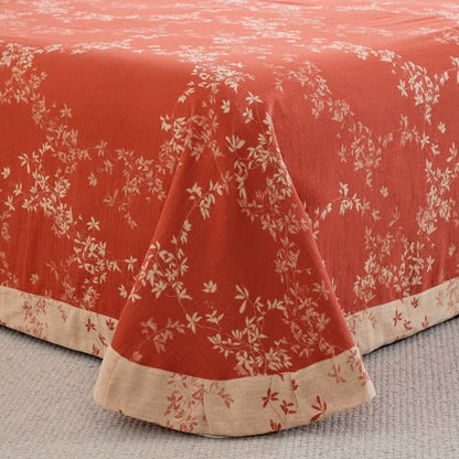 Ownkoti Country Leaf Cotton Gauze Bedding Set(4PCS) - image 4