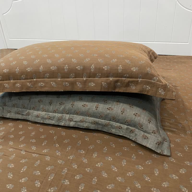 Ownkoti Retro Floral Cotton Reversible Sheet Bedspread - image 5