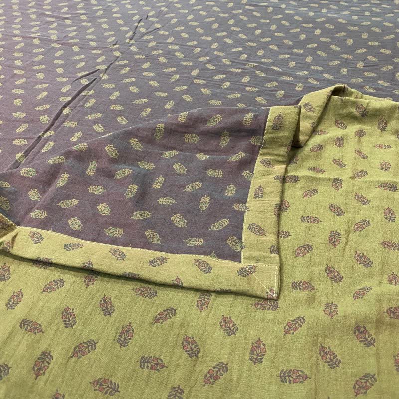 Ownkoti Retro Floral Cotton Reversible Sheet Bedspread - image 8