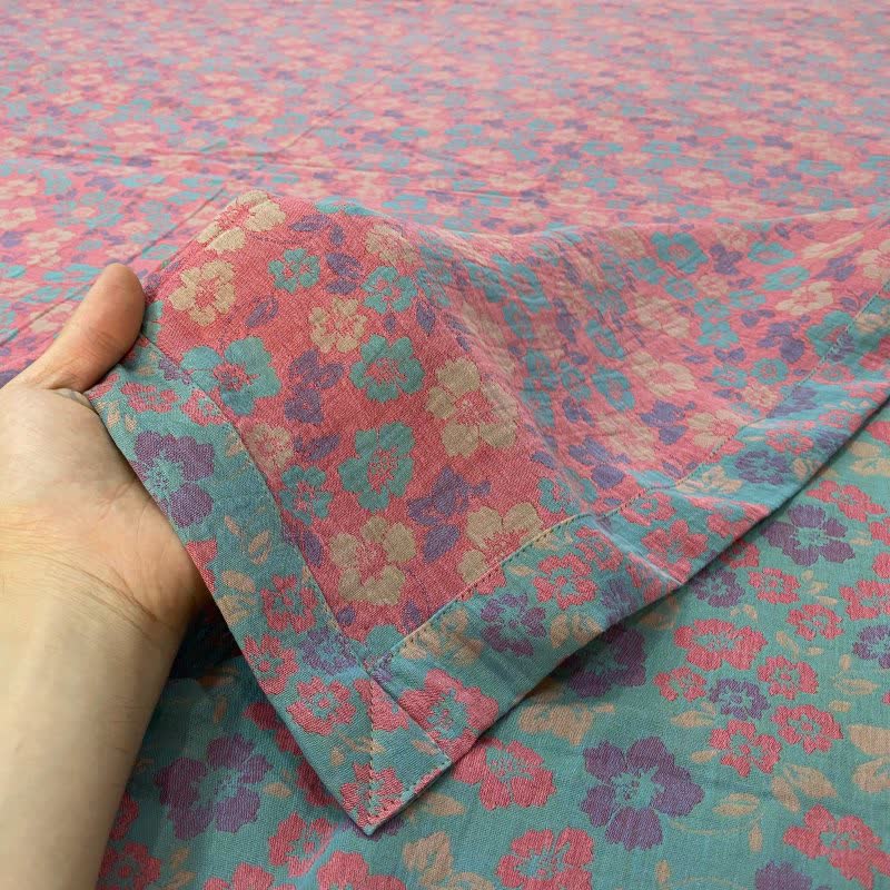 Ownkoti Pastoral Floral Cotton Reversible Sheet Bedspread - image 6