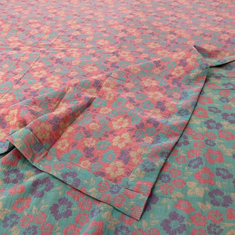 Ownkoti Pastoral Floral Cotton Reversible Sheet Bedspread - image 8