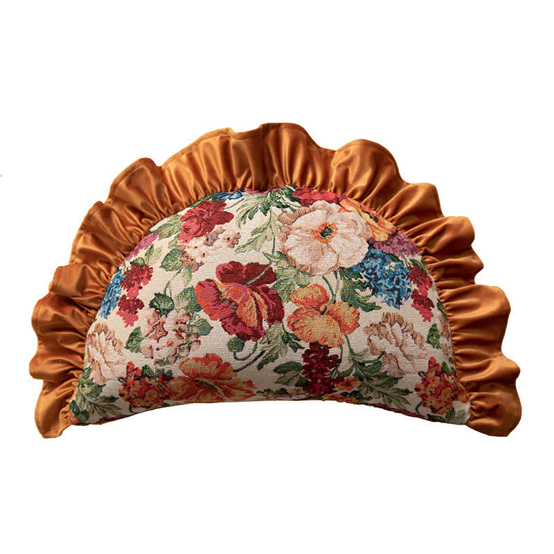 Ownkoti Country Style Floral Ruffled Throw Pillow - image 12