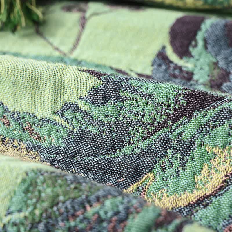 Ownkoti Botanical Leaf & Berry Cotton Gauze Blanket - image 4