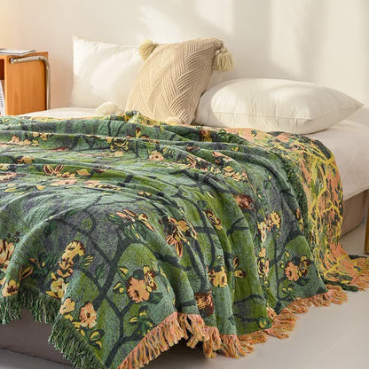 Ownkoti Artistic Woodland Bird Cotton Gauze Blanket - image 2