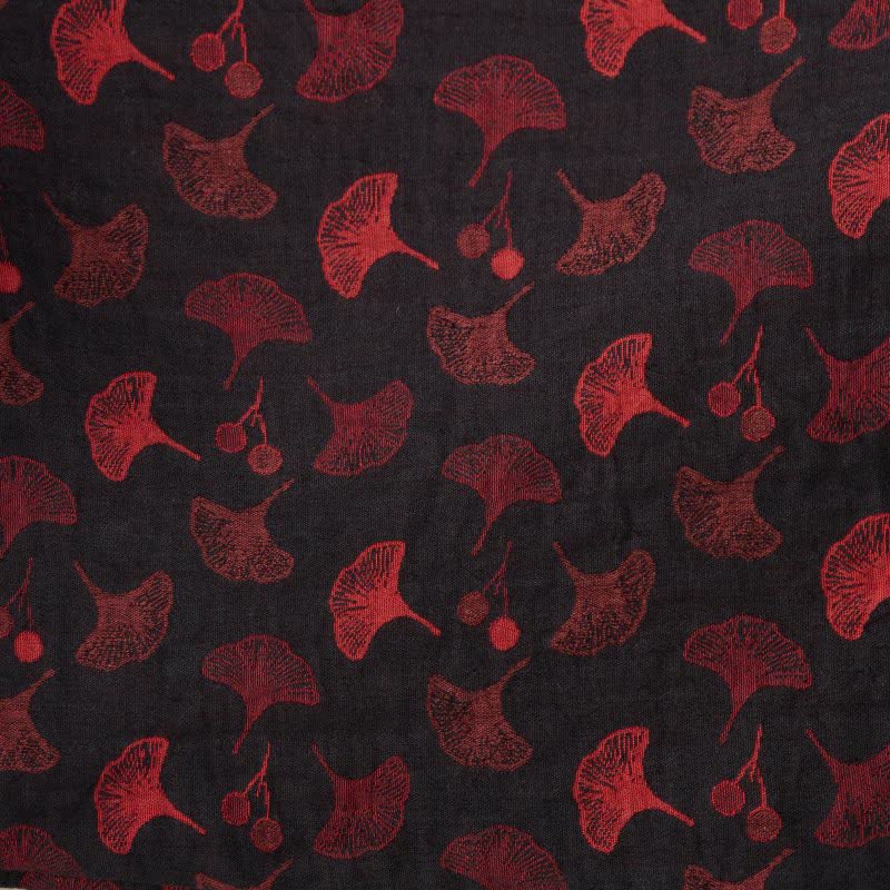 Ownkoti Two-Tone Ginkgo Cotton Gauze Kimono Robe - image 18