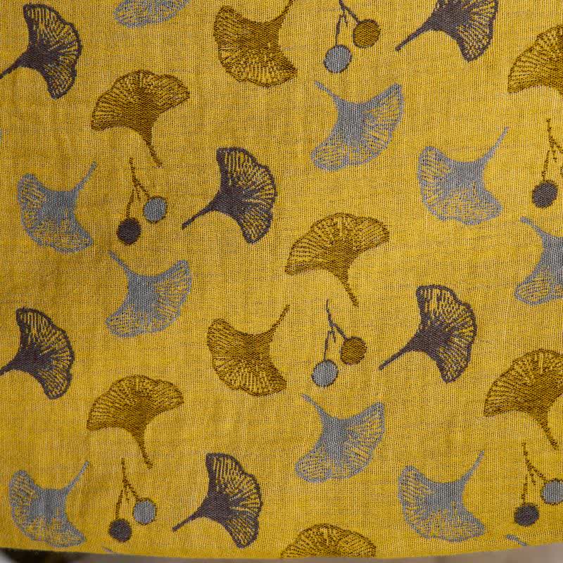 Ownkoti Two-Tone Ginkgo Cotton Kimono Robe - image 3