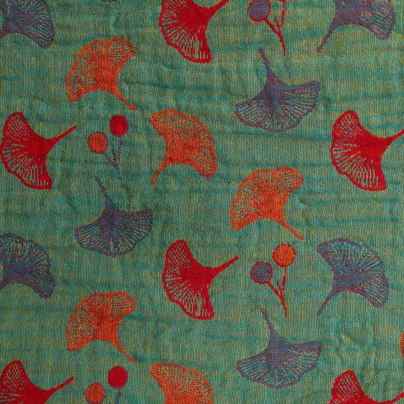 Ownkoti Two-Tone Ginkgo Cotton Gauze Kimono Robe - image 30