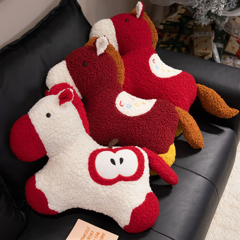 Ownkoti Year of the Horse 2026 Festive Lumbar Cushion - image 1