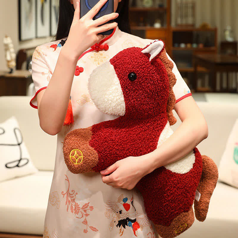 Ownkoti Festive Zodiac Stuffed Plush Horse Pillow - image 4