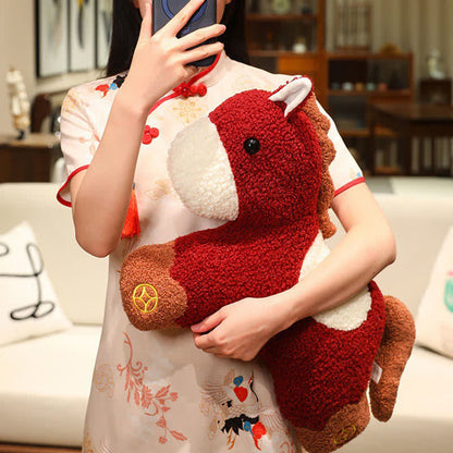 Ownkoti Festive Zodiac Stuffed Plush Horse Pillow - image 4