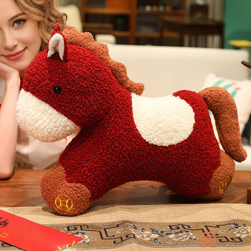 Ownkoti Festive Zodiac Stuffed Plush Horse Pillow - image 7