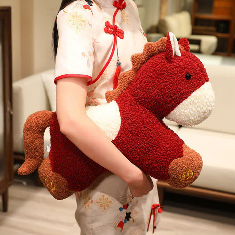 Ownkoti Festive Zodiac Stuffed Plush Horse Pillow - image 1