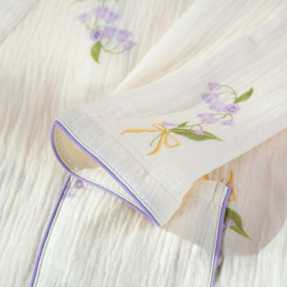 Ownkoti Lily of the Valley Cotton Loungewear Set - image 3