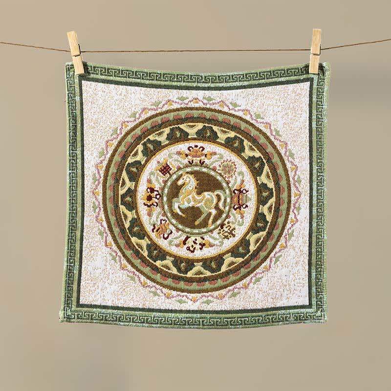 Ownkoti Vintage Horse Zodiac Cotton Gauze Towel - image 1