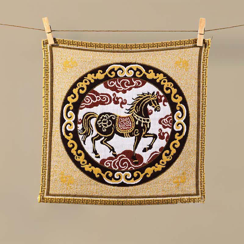 Ownkoti Vintage Horse Zodiac Cotton Gauze Towel - image 3