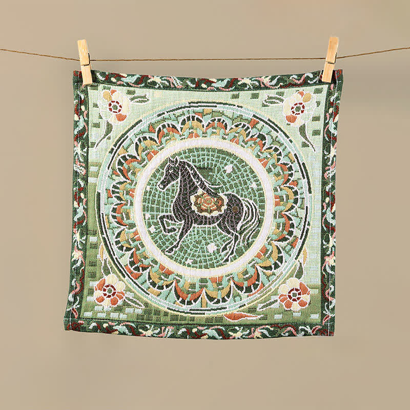 Ownkoti Vintage Horse Zodiac Cotton Gauze Towel - image 4