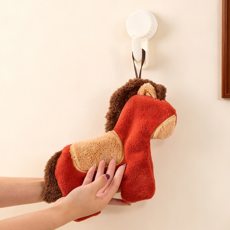Ownkoti Pony Hangable Kitchen Bathroom Hand Towel - image 1