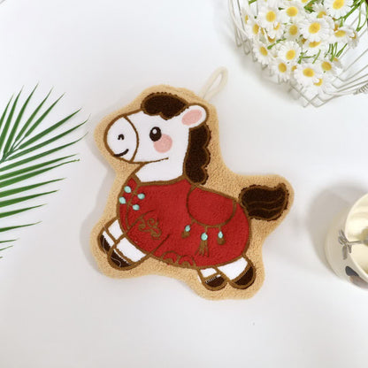 Ownkoti Cartoon Pony Hangable Bathroom Hand Towel - image 4