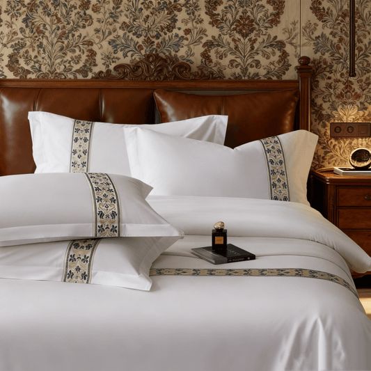 Ownkoti Simple Mediterranean Style Duvet Cover Set(3PCS) - Full - image 0