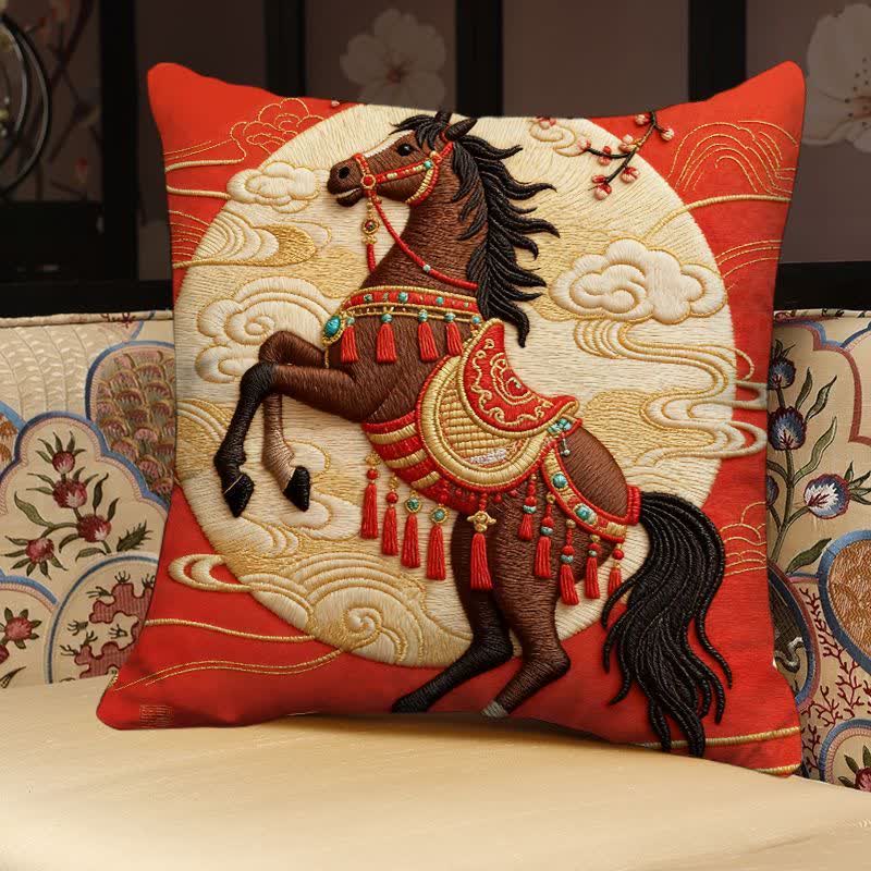 Ownkoti 3D Effect Horse Decorative Pillow Cover - image 6