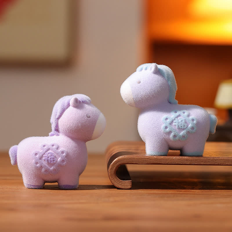 Ownkoti Flocked Pony Resin Decorative Ornament - image 3