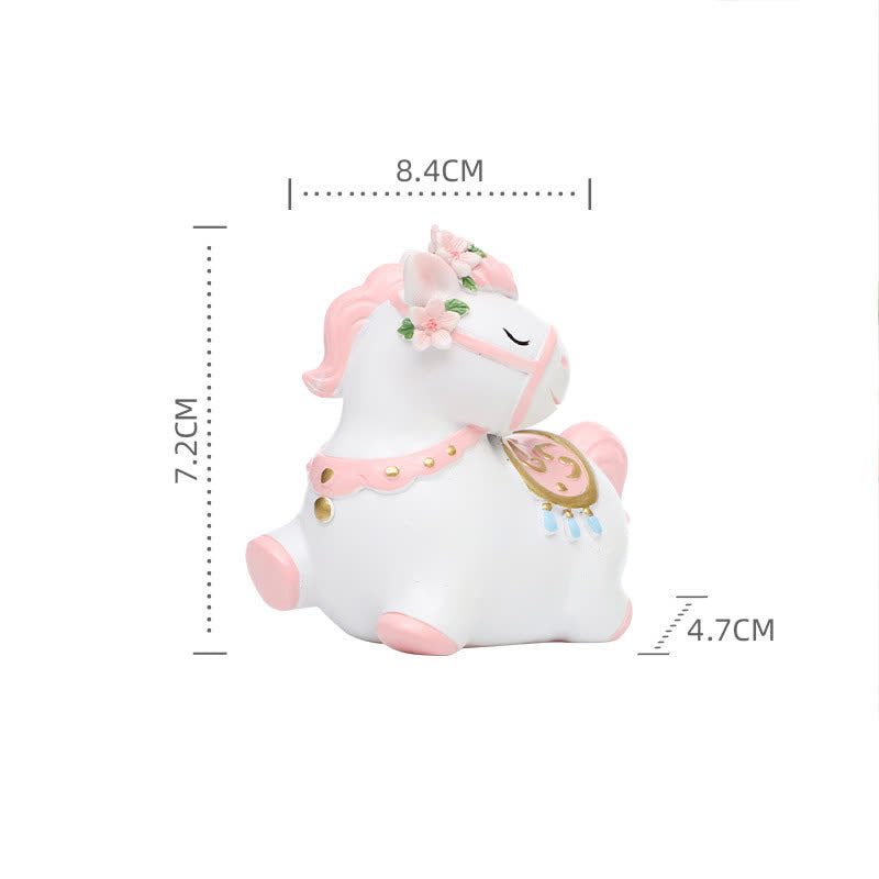 Ownkoti Cute Pony Resin Decorative Ornament - image 8