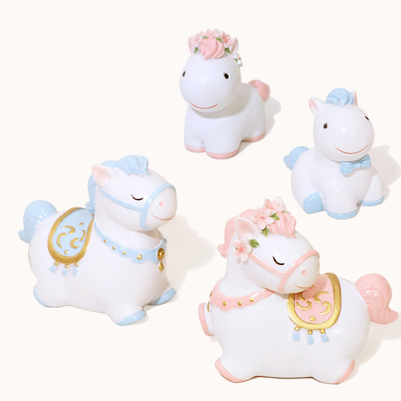 Ownkoti Cute Pony Resin Decorative Ornament - image 1