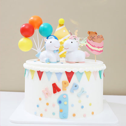 Ownkoti Cute Pony Resin Decorative Ornament - image 6