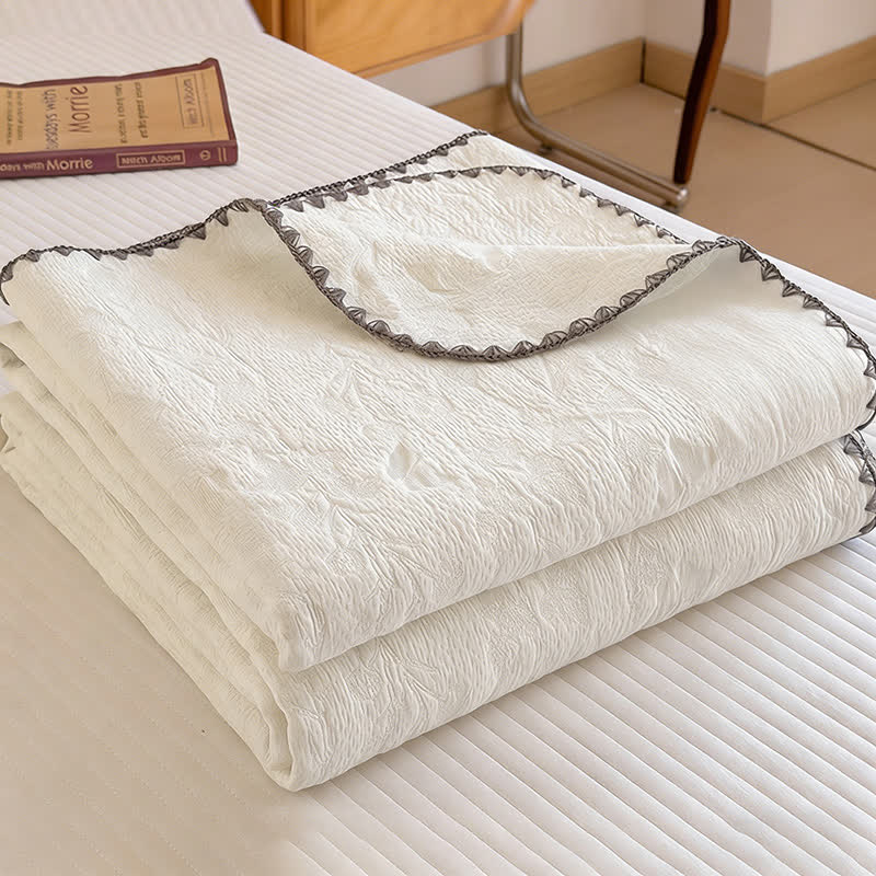 Ownkoti Cotton 3-Layer Gauze Simple Reversible Quilt - image 5