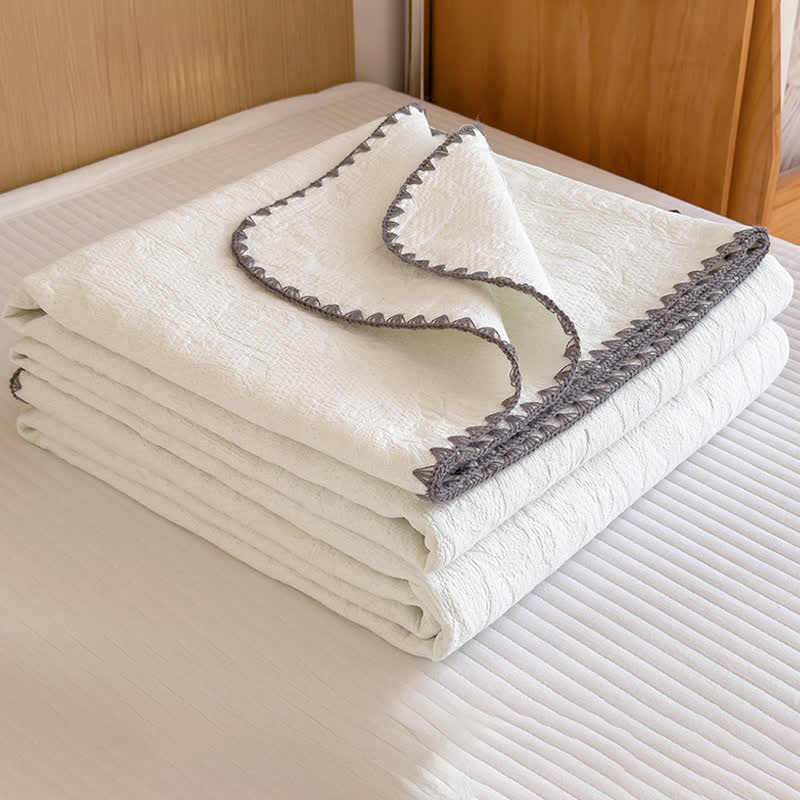 Ownkoti Cotton 3-Layer Gauze Simple Reversible Quilt - image 4