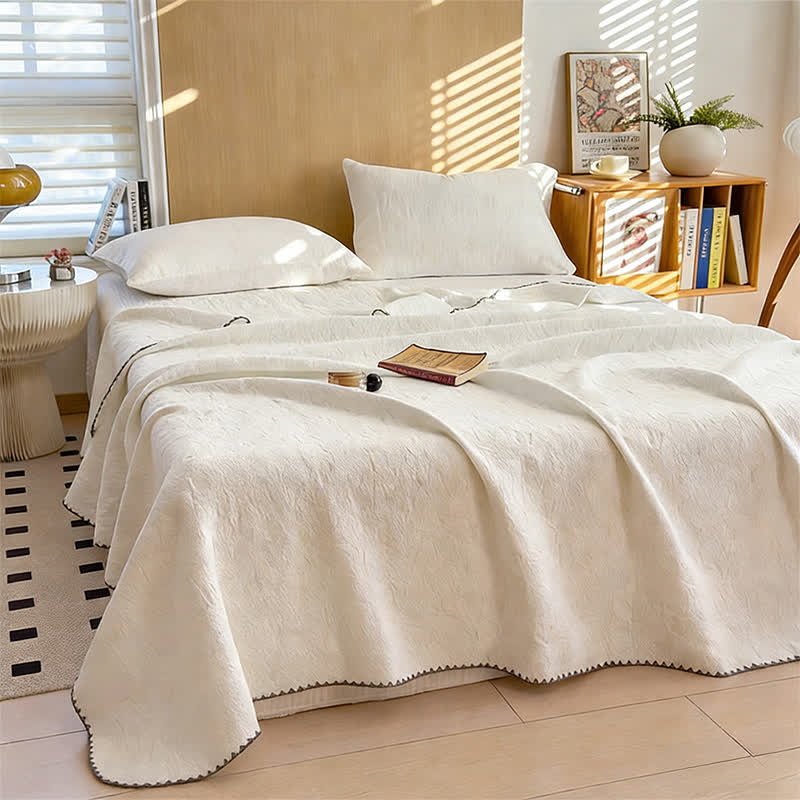 Ownkoti Cotton 3-Layer Gauze Simple Reversible Quilt - image 1