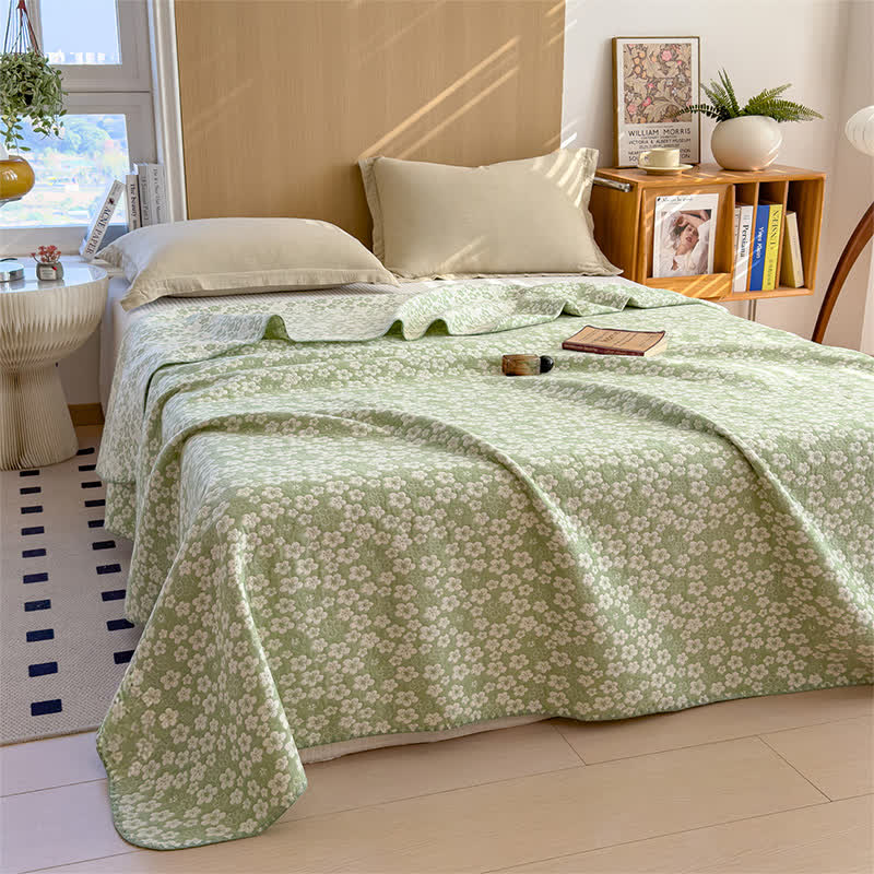 Ownkoti Refresh Floral Cotton 3-Layer Gauze Quilt - image 1