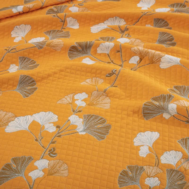Ownkoti Ginkgo Leaf Organic Cotton Reversible Quilt - image 59