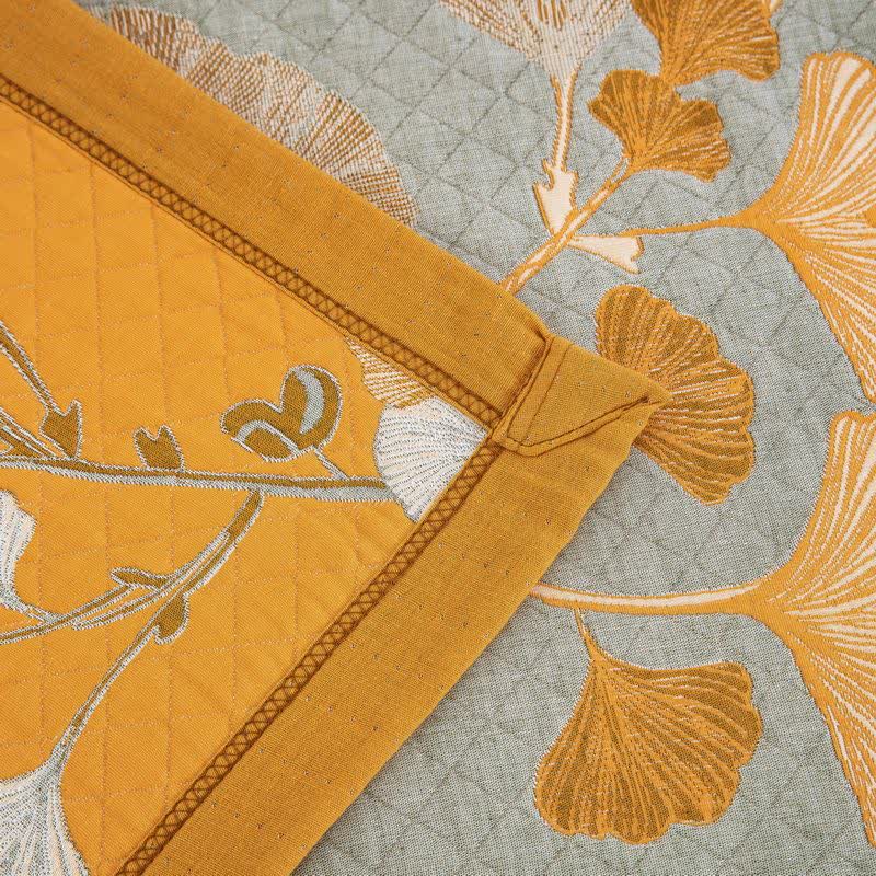 Ownkoti Ginkgo Leaf Organic Cotton Reversible Quilt - image 69