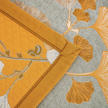Ownkoti Ginkgo Leaf Organic Cotton Reversible Quilt - image 69