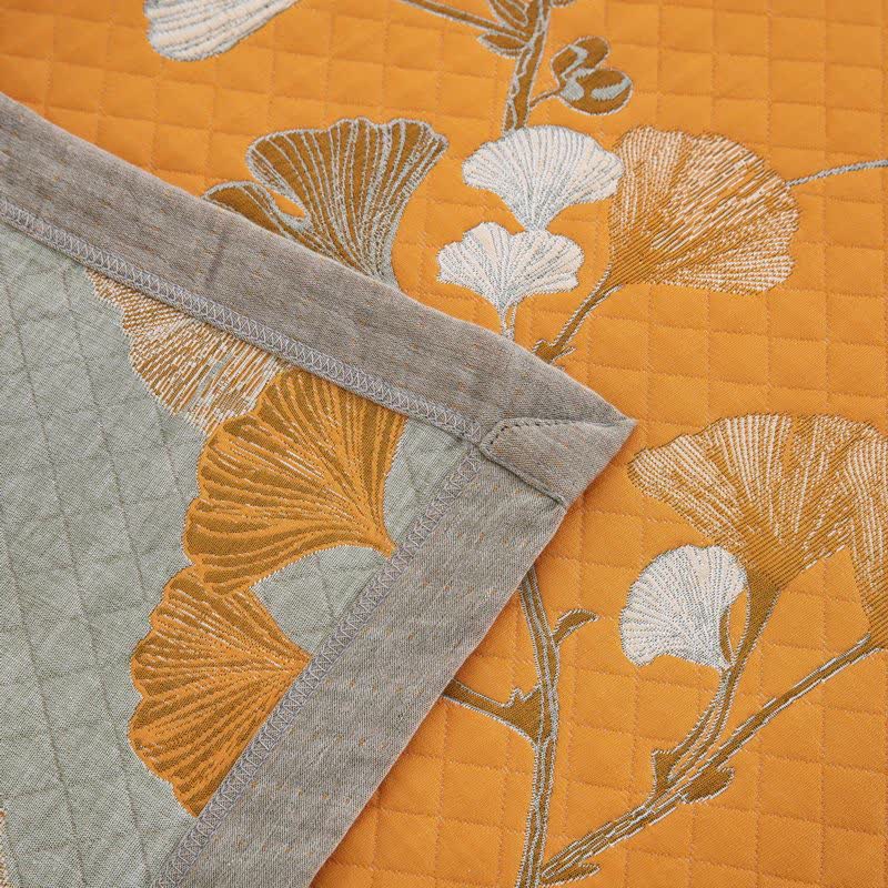Ownkoti Ginkgo Leaf Organic Cotton Reversible Quilt - image 60