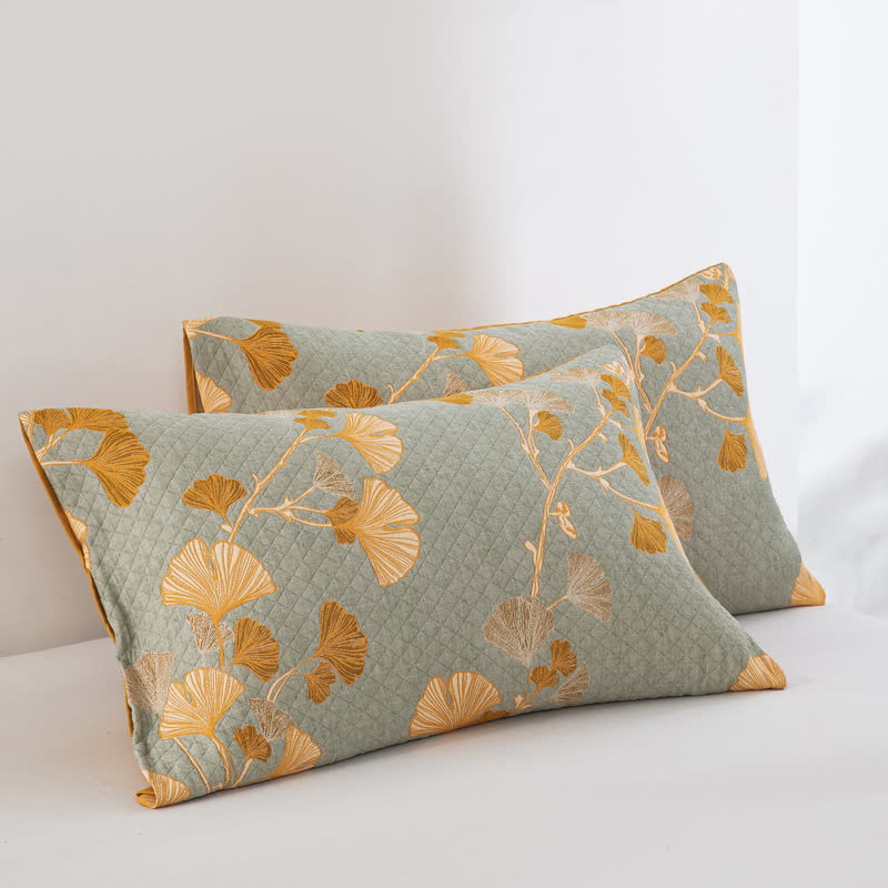 Ownkoti Ginkgo Leaf Organic Cotton Reversible Quilt - image 68