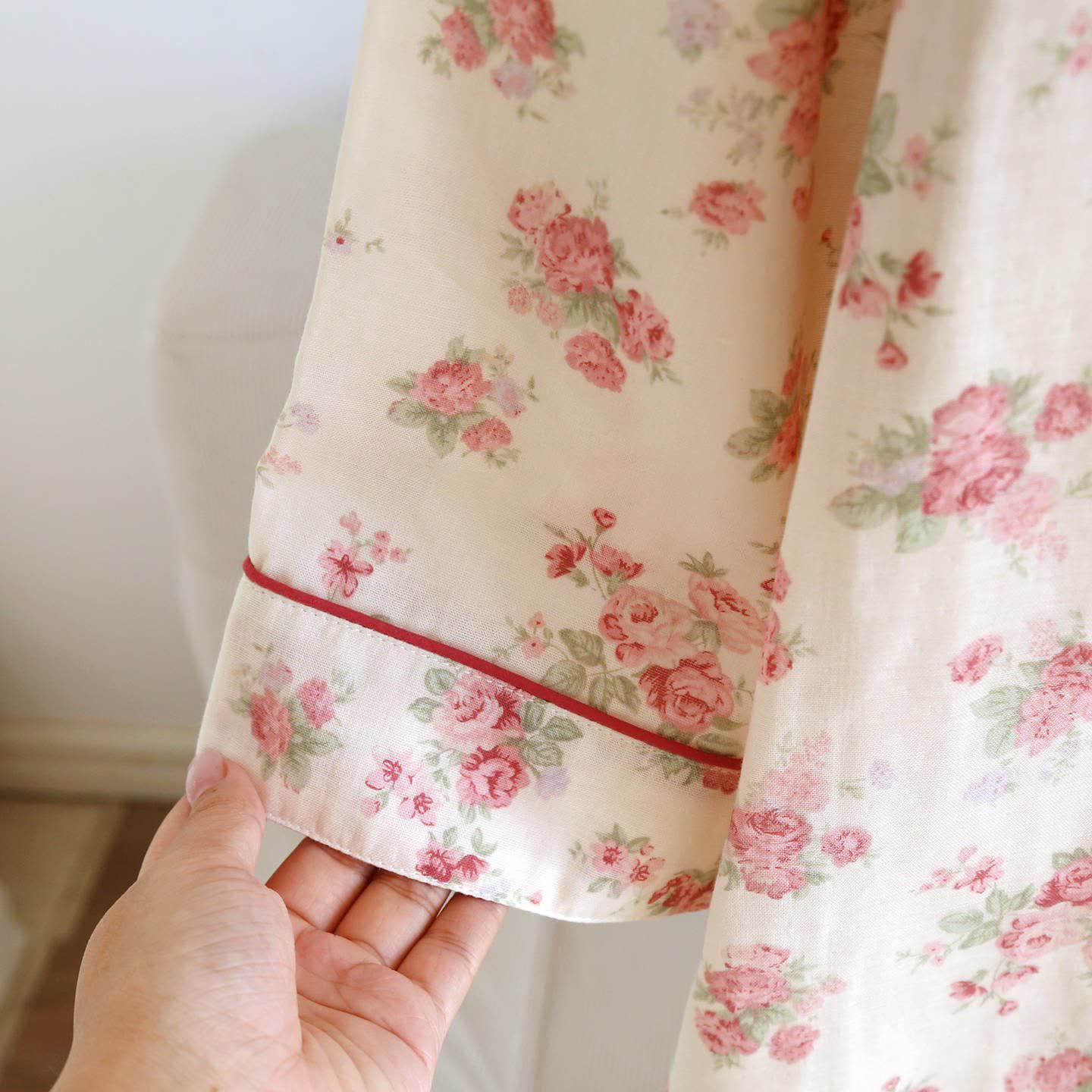 Ownkoti Romantic Rose Cotton Gauze Pajamas - image 6