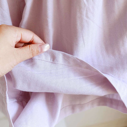 Ownkoti Solid Color Lace-trimmed Short Pajama Set - image 19