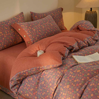 Ownkoti Lucky Clover Cotton Double Gauze Bedding Set(4PCS) - King - image 0