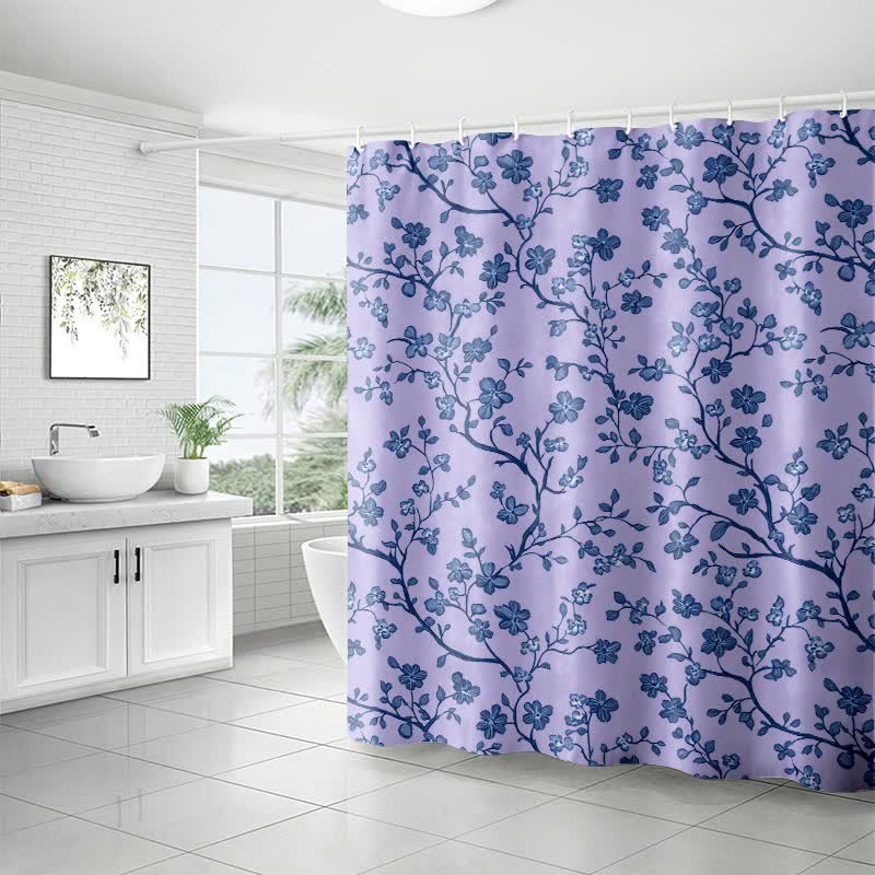 Ownkoti Floral Branch Print Shower Curtain - image 1