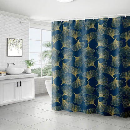 Ownkoti Ginkgo Botanical Print Shower Curtain - image 1