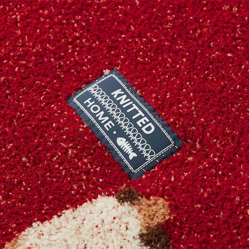 Ownkoti Festive Horse Motif Soft Knit Throw Blanket - image 7