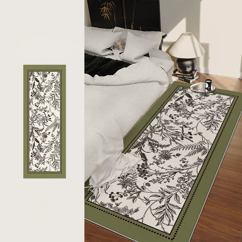Ownkoti Vintage Elegant Floral Floor Rug - image 2