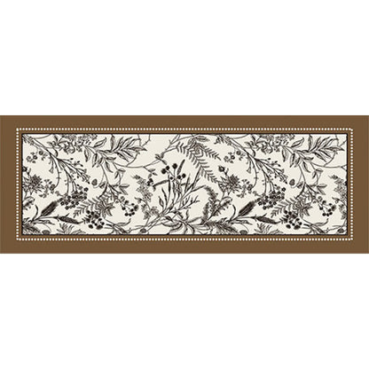 Ownkoti Vintage Elegant Floral Floor Rug - Coffee - 39" x 79" - image 5