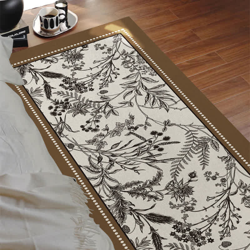 Ownkoti Vintage Elegant Floral Floor Rug - image 4