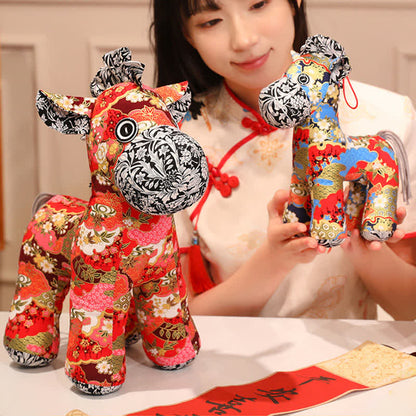 Ownkoti Vibrant Oriental Style Horse Toy Decoration - image 5